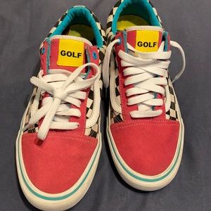 Vans Golf Wang Tyler The Creator checkered pink